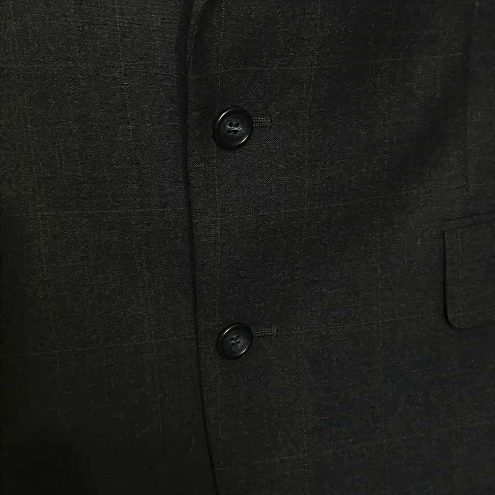Wool blend Men’s suit jacket by Smiths Ernesto Bellini 42 x 36 charcoal